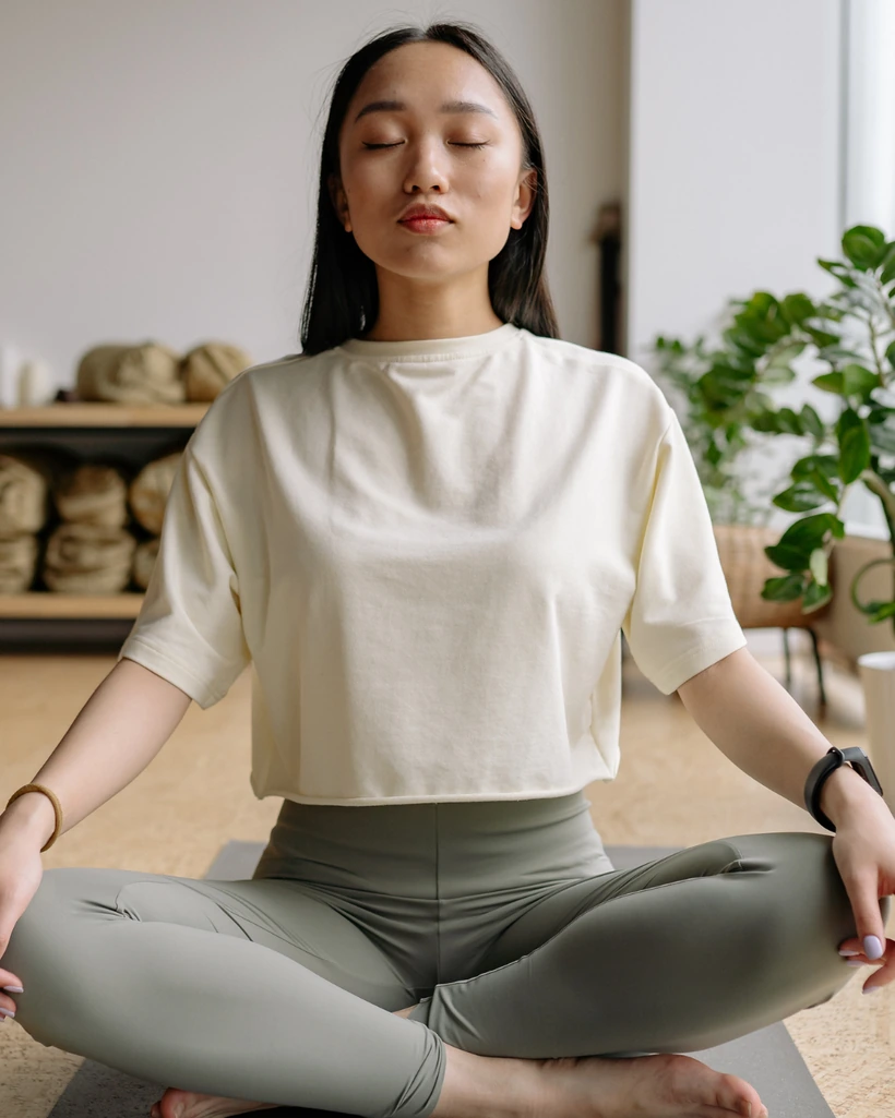 A patient taking a quiet moment at home